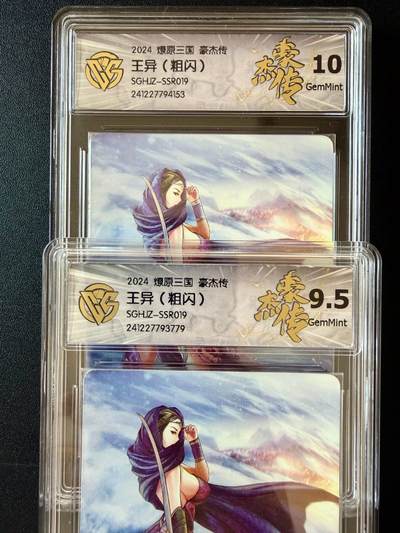 NO.25.5 好又多妹卡大赏，新店点关注不迷路！每周一站式配齐，方便凑单！（周6晚9点截拍，卖家送拍0抽成！） - 焱卡 燎原三国 豪杰传 王异 粗闪2张 10G+9.5G