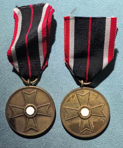 号角文化祝福各位藏友春节大吉马年入好藏 盛世勋华——号角文化勋章邮票专场拍卖第306期    - 德国（1939）战功十字奖章 铜质 2枚