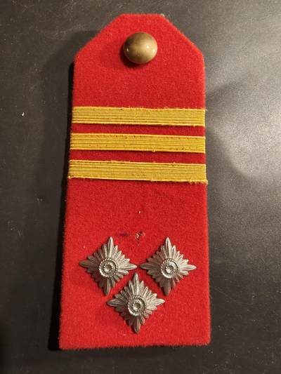 老王徽章第184期 - 南斯拉夫王国皇家宪兵队一级军士长肩章    掉了个军衔星