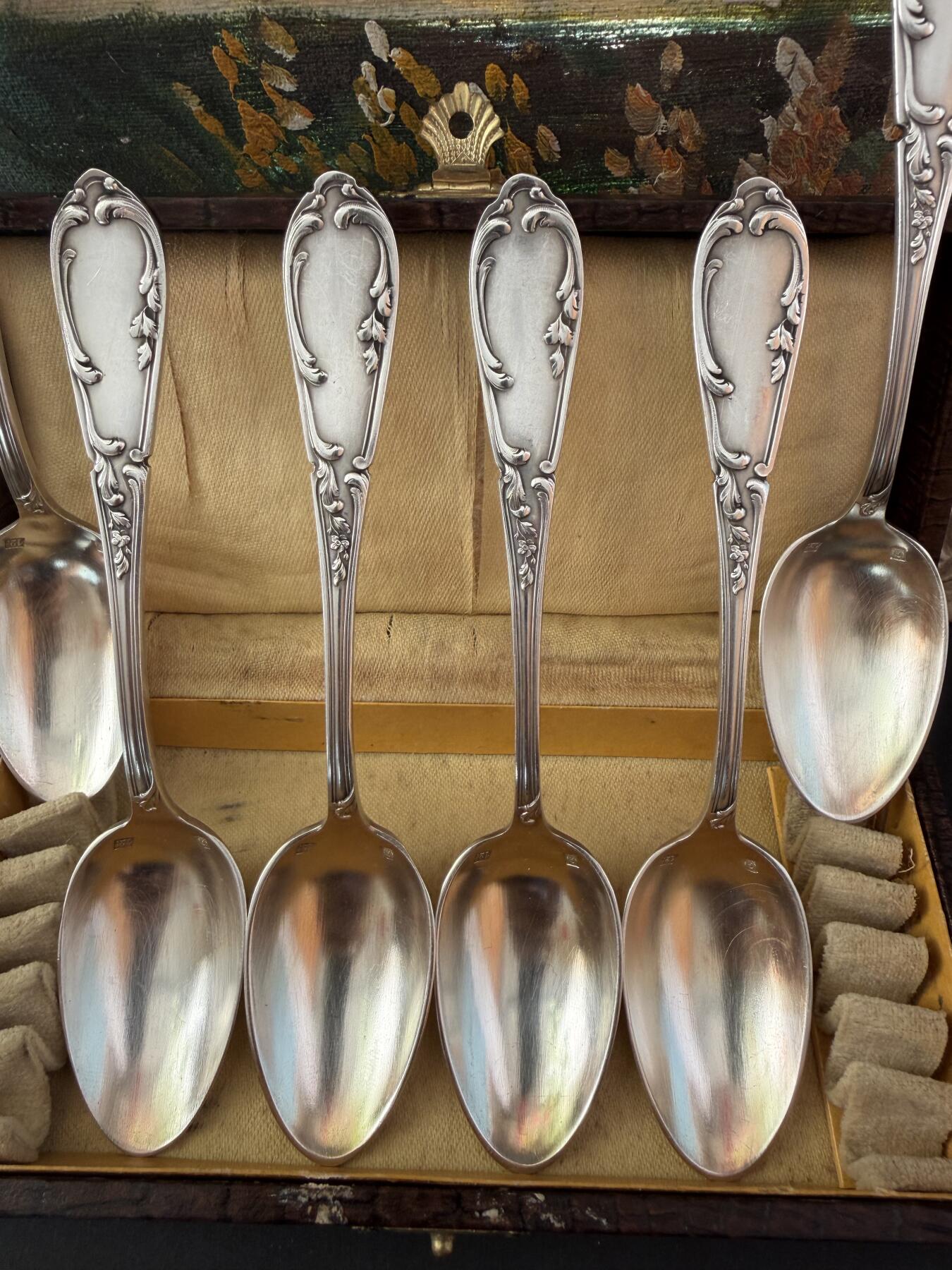 海外回流春节专场（三） 法国回流老包银勺子（长14.6cm，合计重：172.5g，有款）