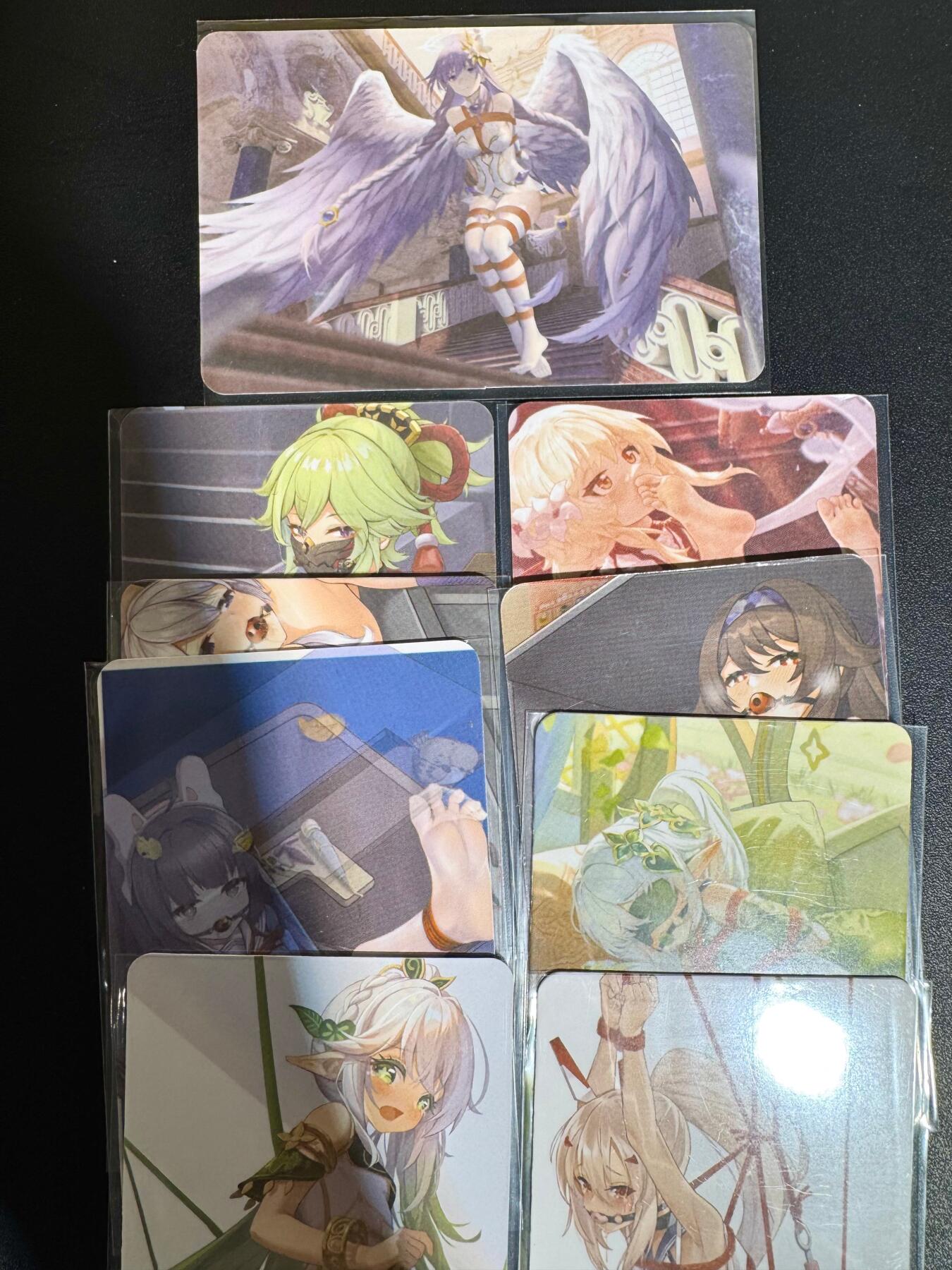 NO.25.5 好又多妹卡大赏，新店点关注不迷路！每周一站式配齐，方便凑单！（周6晚9点截拍，卖家送拍0抽成！） ACG美少女 捆绑艺术 9张 彩闪