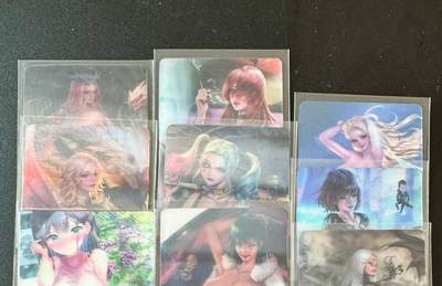 NO.25.5 好又多妹卡大赏，新店点关注不迷路！每周一站式配齐，方便凑单！（周6晚9点截拍，卖家送拍0抽成！） - 光栅艺术卡 ACG美女01 1套9张