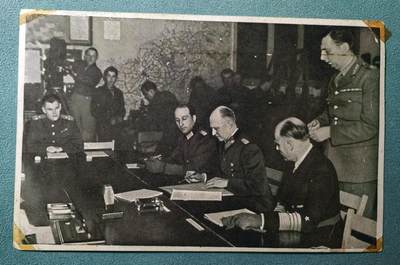 号角文化祝福各位藏友春节大吉马年入好藏 盛世勋华——号角文化勋章邮票专场拍卖第306期    - 法国战后发行 空白明信片 约德尔向盟军投降