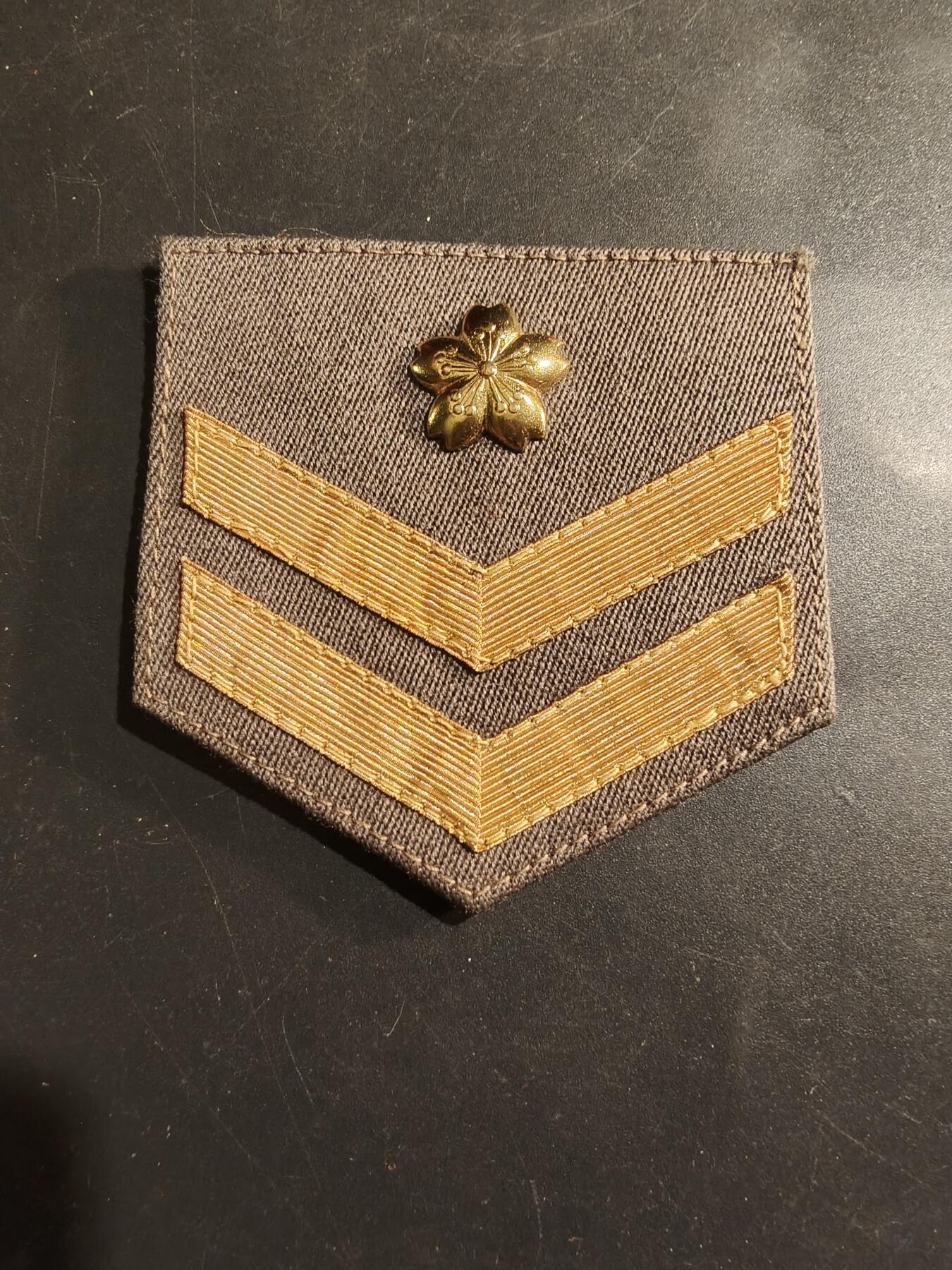 老王徽章第184期 小日子陆自一等陆士军衔臂章