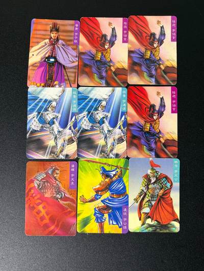 NO.25 好又多金牌大场，新年专场（上）一马当先，大吉大利！每周一站式配齐，方便凑单！（周5晚9点截拍，卖家送拍0抽成！） - 【怀旧经典】小当家三国 孙吴群英9张 多年老卡品相如图不予退换