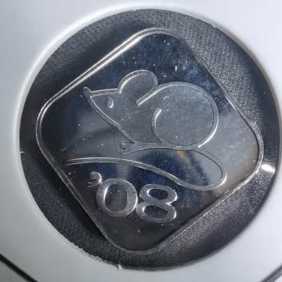 沼泽如烟--第1002场 - 2008年鼠年生肖章纯银章