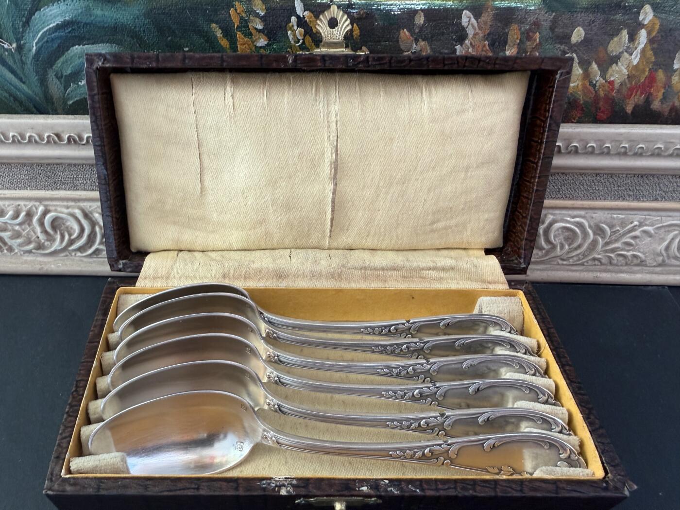 海外回流春节专场（三） 法国回流老包银勺子（长14.6cm，合计重：172.5g，有款）