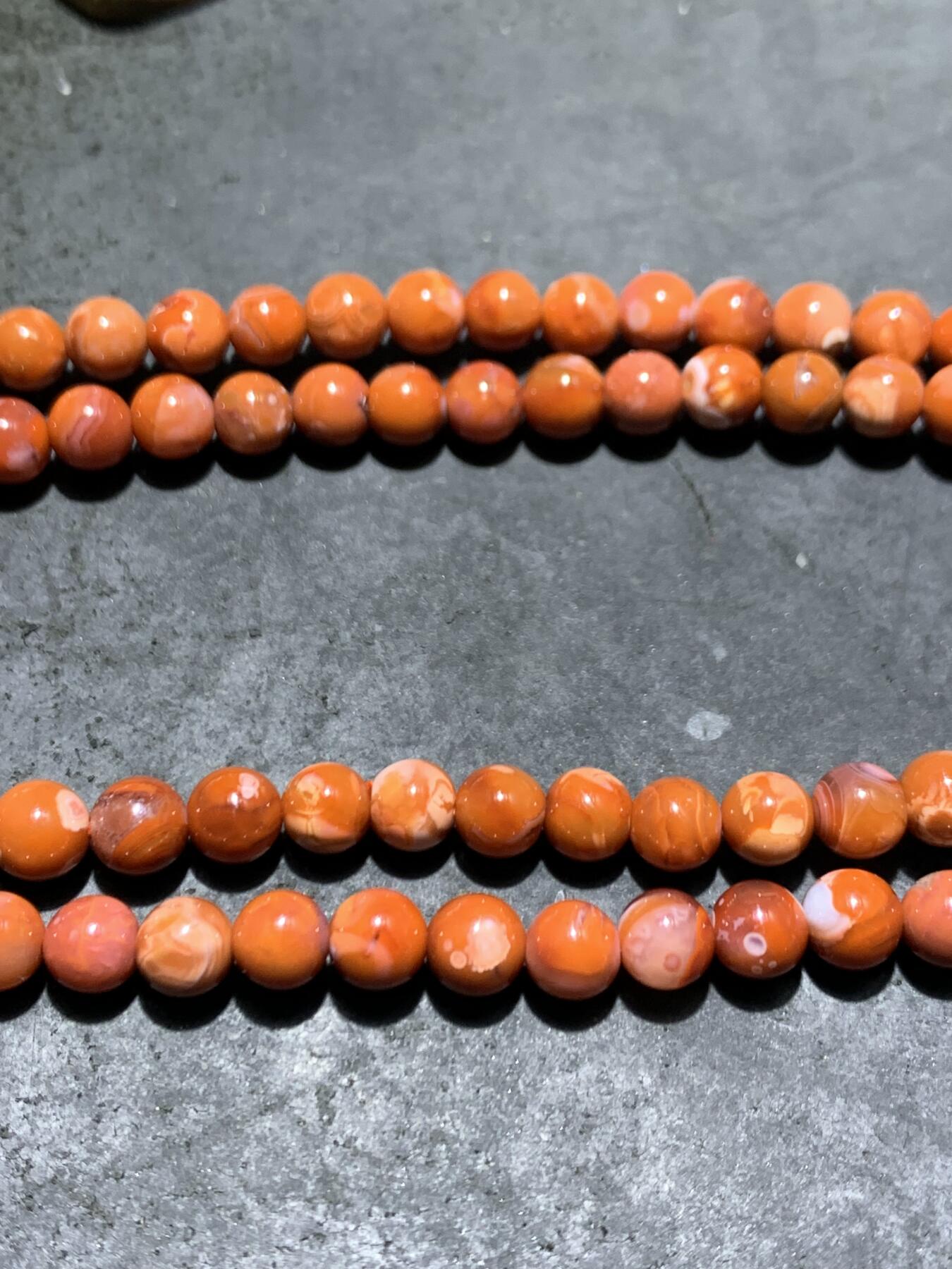 精美川料南红玛瑙多圈手串一条，