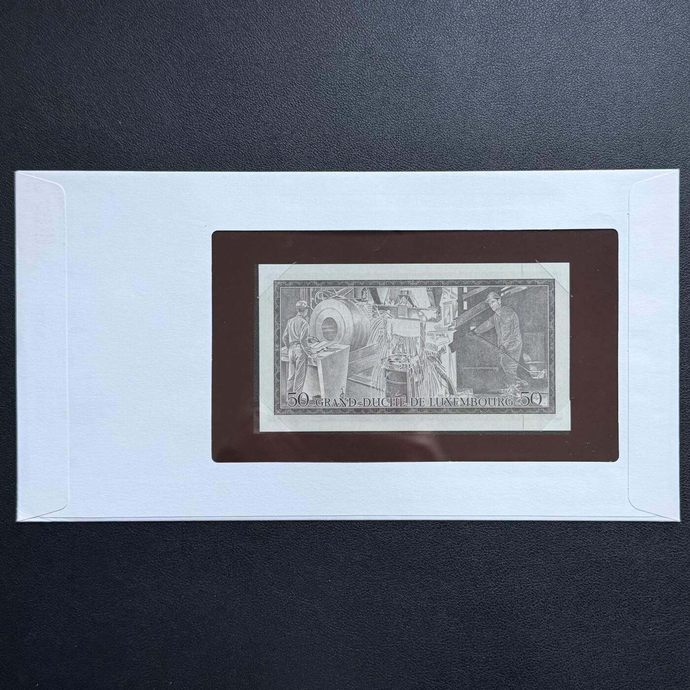 ＜星葵🌻钱币社＞非全新纸币场第70期·3月1日发货 〈邮币封〉卢森堡1972年50法郎纸币