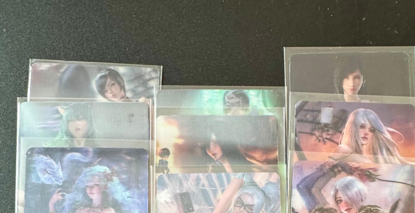 NO.25.5 好又多妹卡大赏，新店点关注不迷路！每周一站式配齐，方便凑单！（周6晚9点截拍，卖家送拍0抽成！） 光栅艺术卡 ACG美女02 1套9张