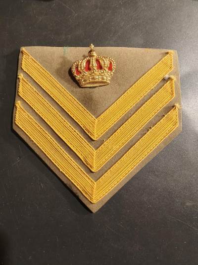 老王徽章第184期 - 荷兰陆军军士长军衔臂章