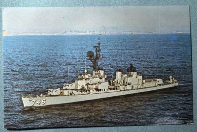 号角文化祝福各位藏友春节大吉马年入好藏 盛世勋华——号角文化勋章邮票专场拍卖第306期    - 美国冷战时期军舰专题明信片 陶西格号（DD-746）驱逐舰  