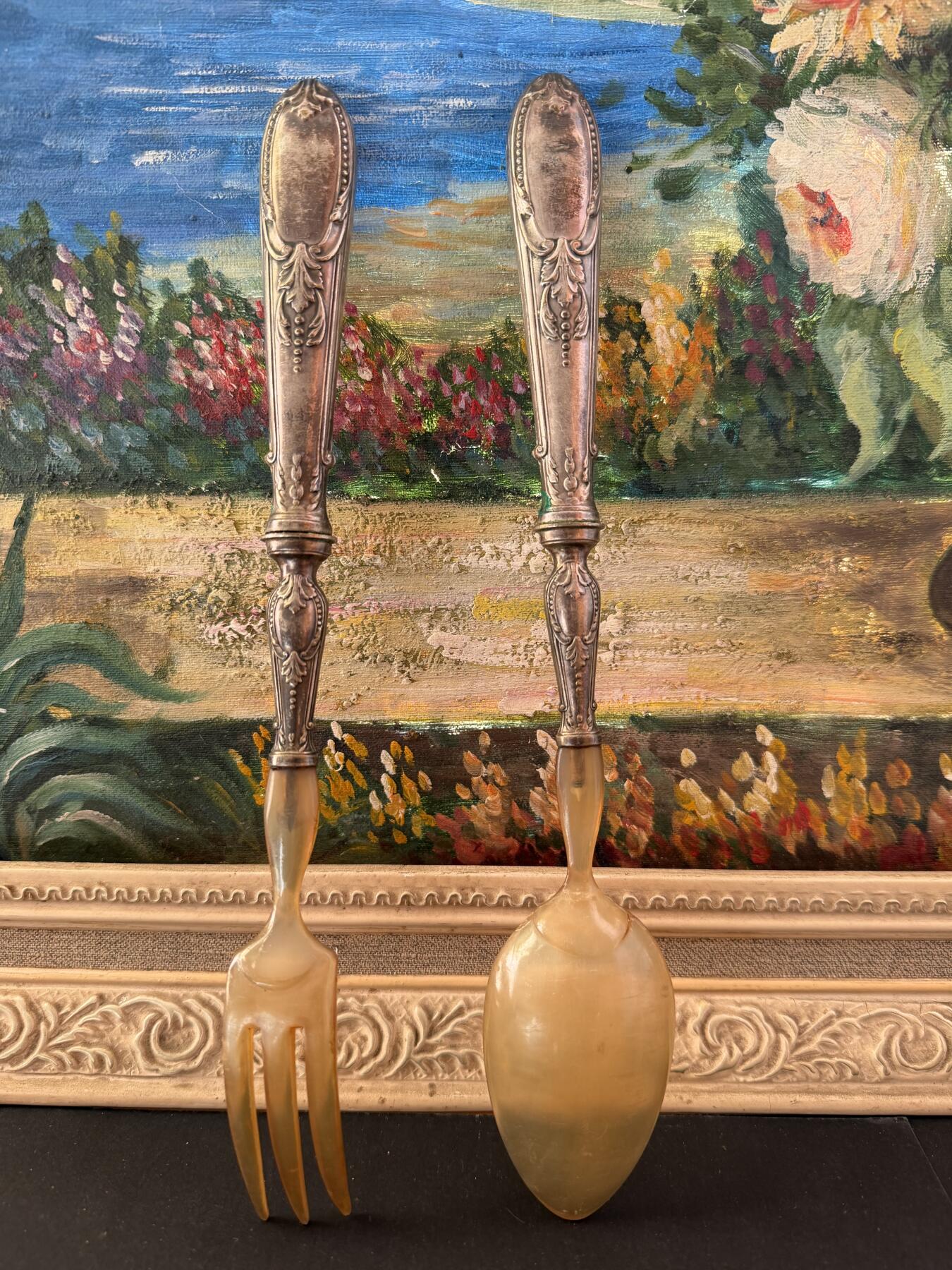 海外回流春节专场（三） 法国回流19世纪餐具（长：28cm，重：158.7g）