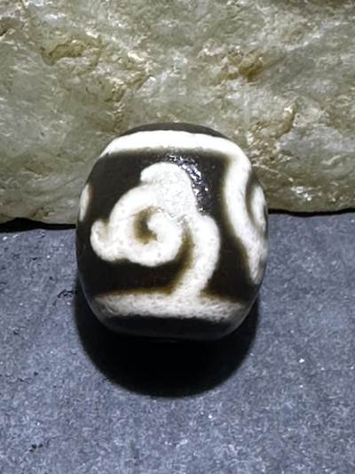 仅此一颗，精品藏传玛瑙度母天珠一颗， - 仅此一颗，精品藏传玛瑙度母天珠一颗，