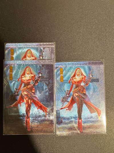 NO.25.5 好又多妹卡大赏，新店点关注不迷路！每周一站式配齐，方便凑单！（周6晚9点截拍，卖家送拍0抽成！） - 砖家卡牌 军魁 红方团长 虔诚 3渐变 粗闪