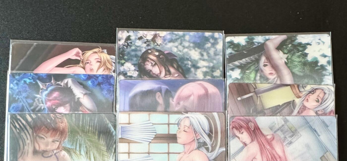 NO.25.5 好又多妹卡大赏，新店点关注不迷路！每周一站式配齐，方便凑单！（周6晚9点截拍，卖家送拍0抽成！） 光栅艺术卡 ACG美女04 1套9张