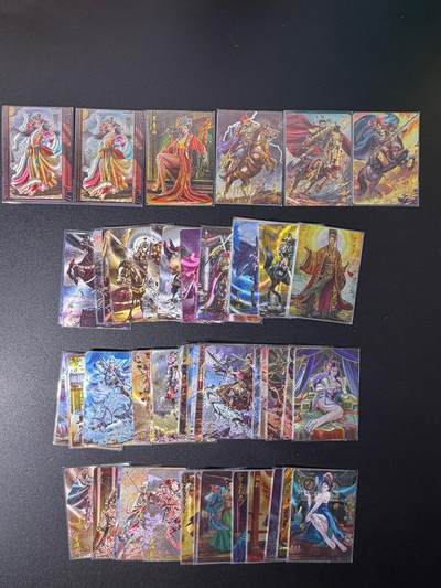 NO.25 好又多金牌大场，新年专场（下）马到成功，万事亨通！每周一站式配齐，方便凑单！（周6晚9点截拍，卖家送拍0抽成！） - 【套卡】燎原 胡子怪兽 隋唐演义 全粗54张全套卡（含修正裴翠云）