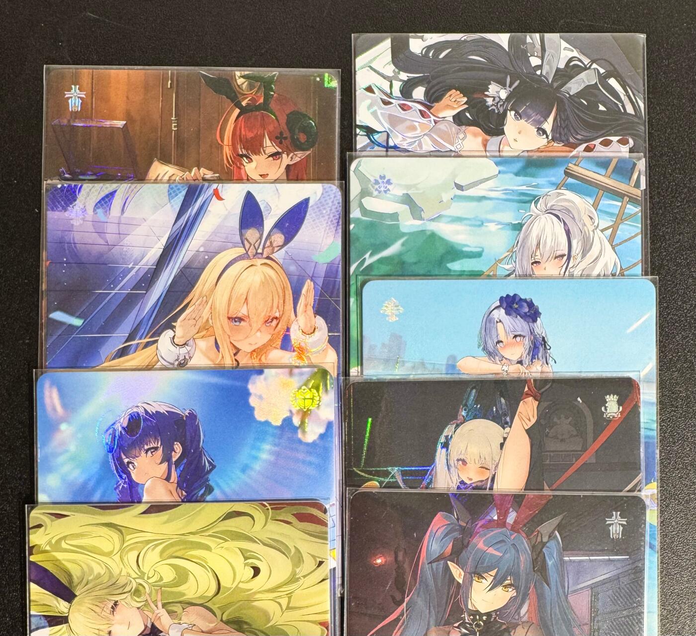 NO.25.5 好又多妹卡大赏，新店点关注不迷路！每周一站式配齐，方便凑单！（周6晚9点截拍，卖家送拍0抽成！） 复读姬卡牌 碧蓝航线 1套9张 彩闪