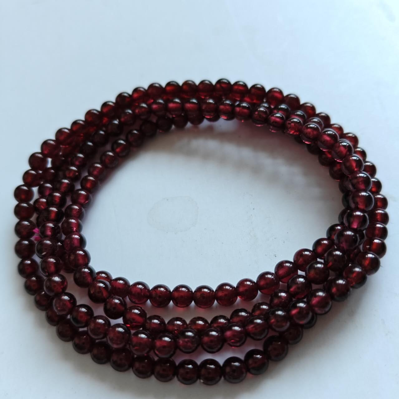 原矿石榴石手链