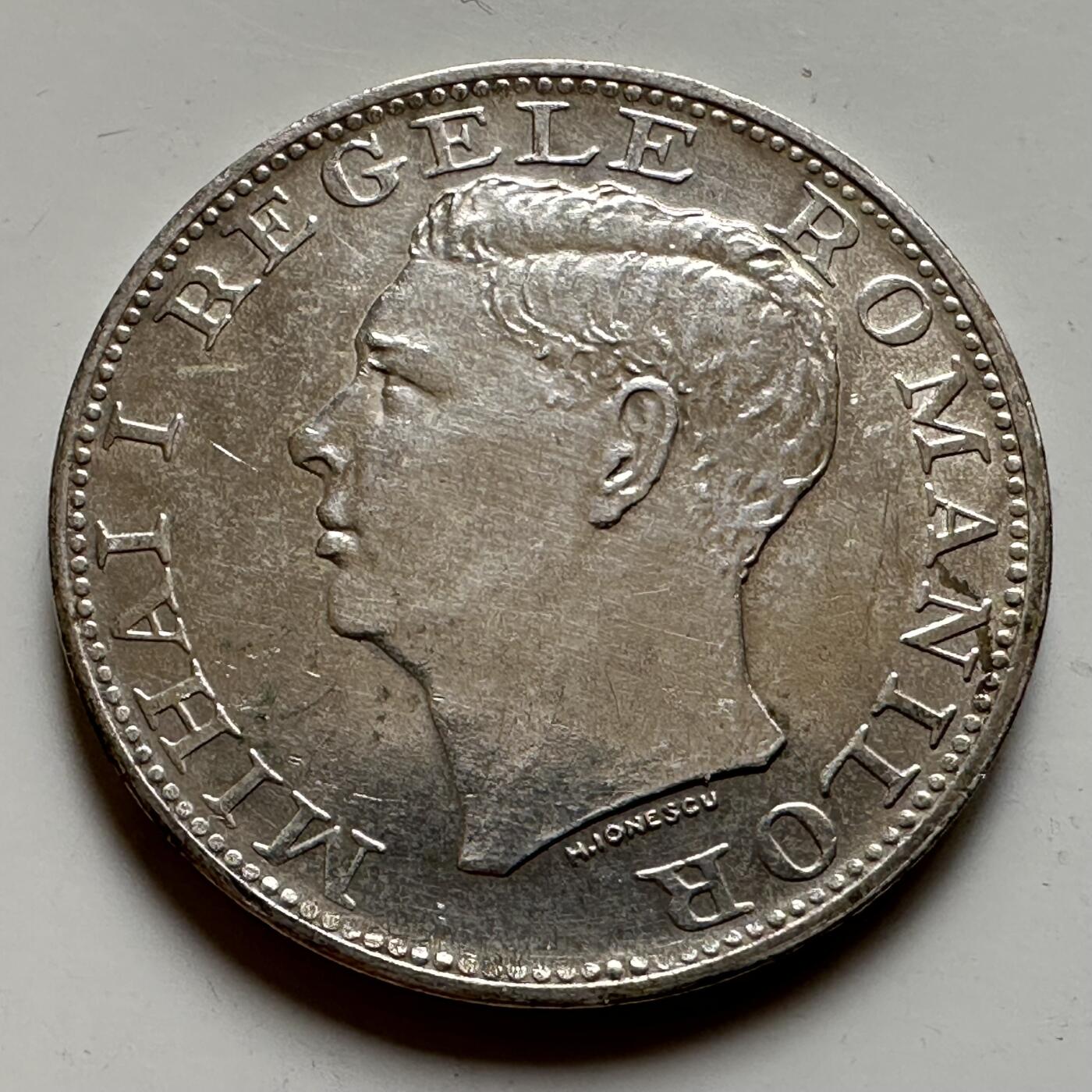 🌹外币初藏🌹🐯2026年第20场 正月十五正常发货 罗马尼亚1944年500列伊银币 12克70%银