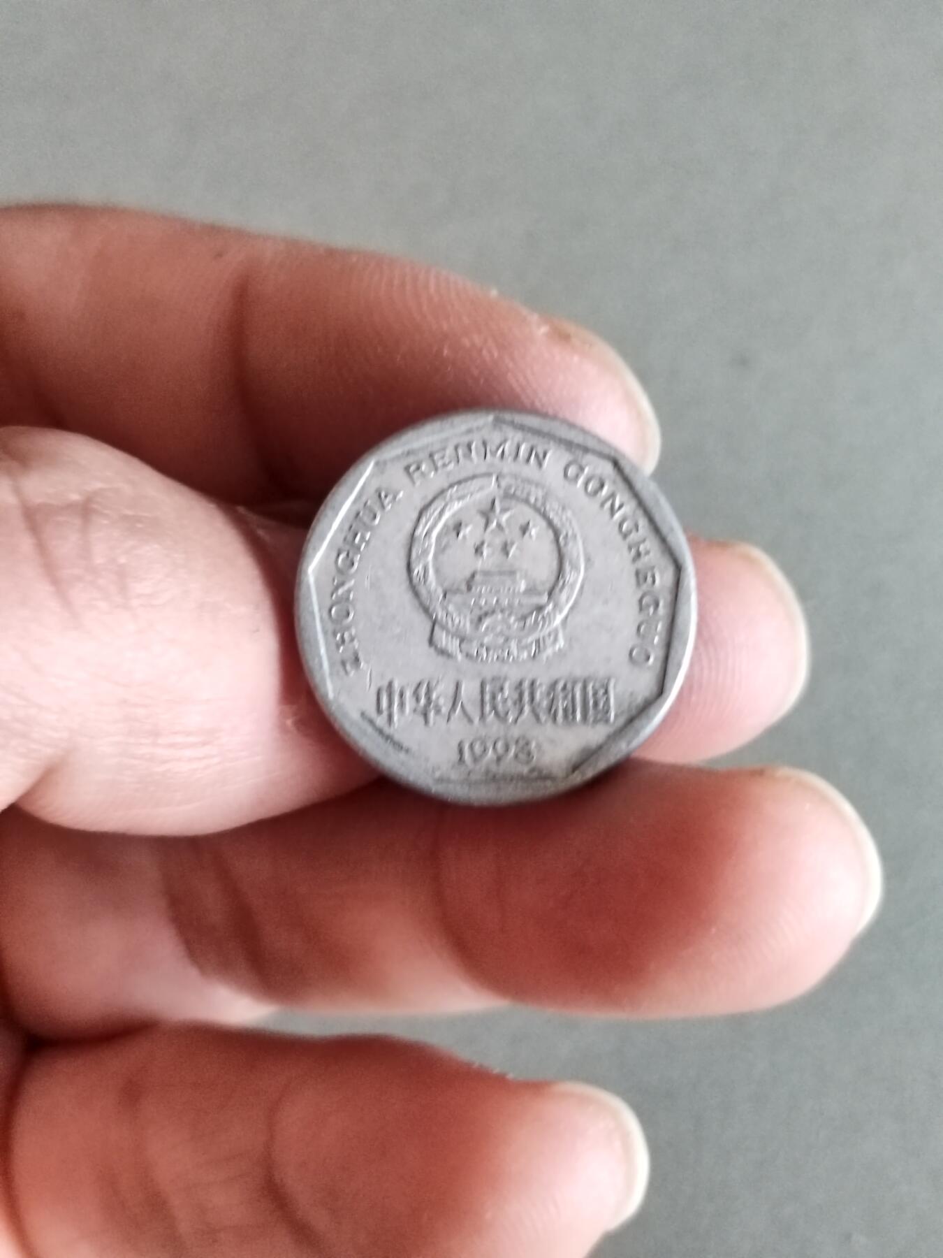 裸币 33:1993年菊花一角