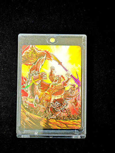 琦卡当当铺～第34期★★新年快乐~各种类型亲签A4都有~支持寄存★★~【9点40结束】扫码加群抽[包邮券]~ - 万享三国 斗星录 第一弹 蜀汉群英 魏延 彩闪（带卡砖）