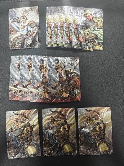 天玑星卡拍第173期《2.26周四截拍》持续收拍收评中 满赠卡需备注 - 琅琊卡藏 三国演义 画的N次方 五虎上将 粗闪散卡 13张