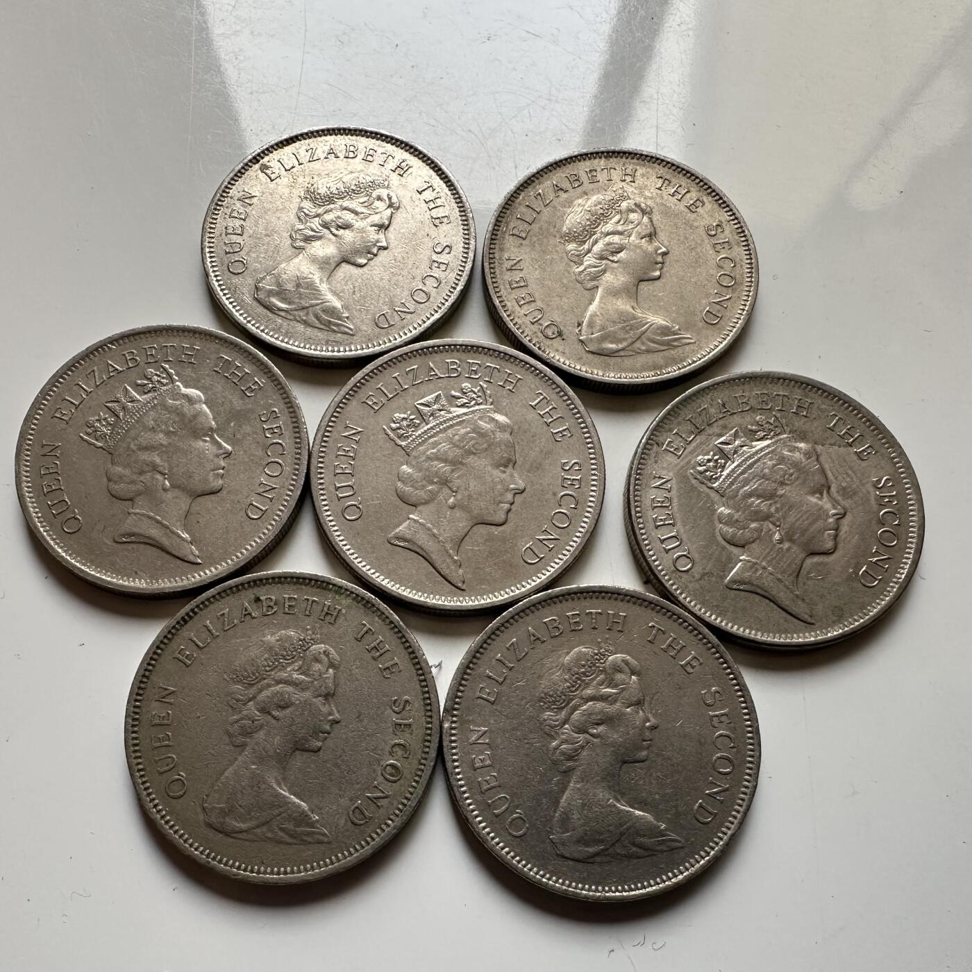 🌹外币初藏🌹🐯2026年第20场 正月十五正常发货 香港女王版¥1 七枚