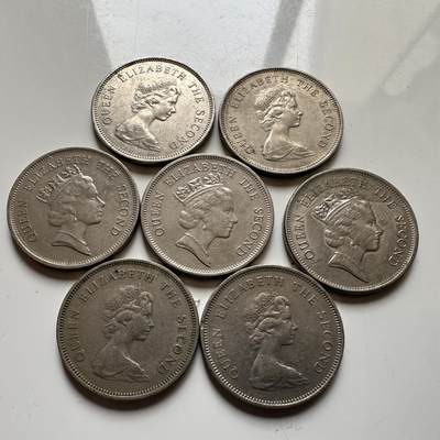 🌹外币初藏🌹🐯2026年第20场 正月十五正常发货 - 香港女王版¥1 七枚