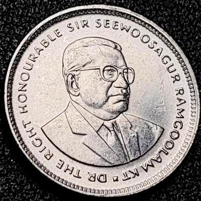 泉币菌-第199场- 新年快乐 新年第7场 本场拍品多 请提前出价（正月十五统一发货） - 毛里求斯-2003年20分镀镍钢硬币 19.0毫米 3.0克 纪念币铜钱