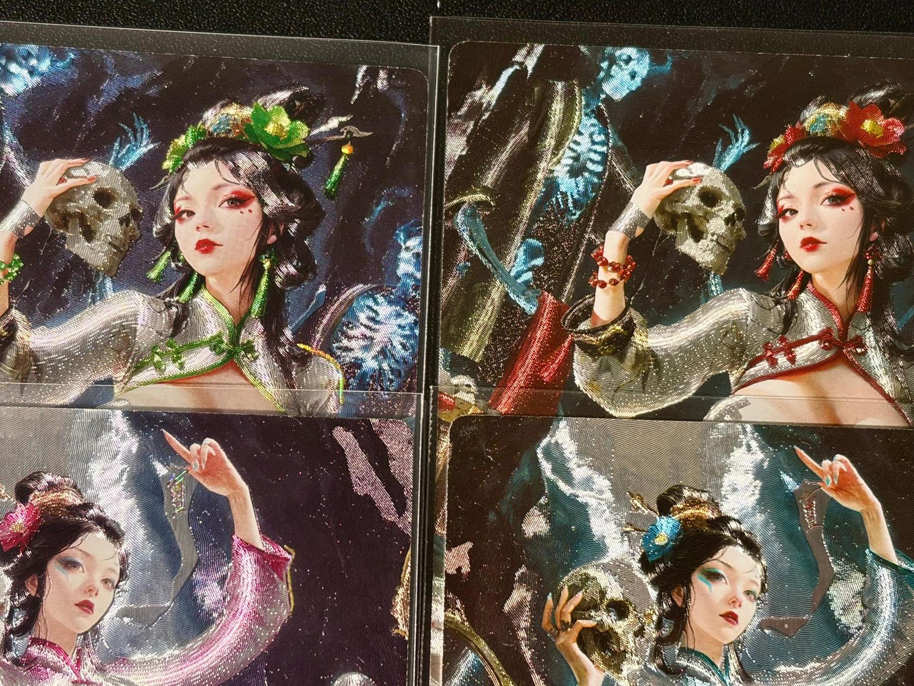 NO.25.5 好又多妹卡大赏，新店点关注不迷路！每周一站式配齐，方便凑单！（周6晚9点截拍，卖家送拍0抽成！） 奇点 澜釉子 灵魅仙踪 白晶晶 4版面全套（红 蓝 绿 粉） 粗闪 冷烫