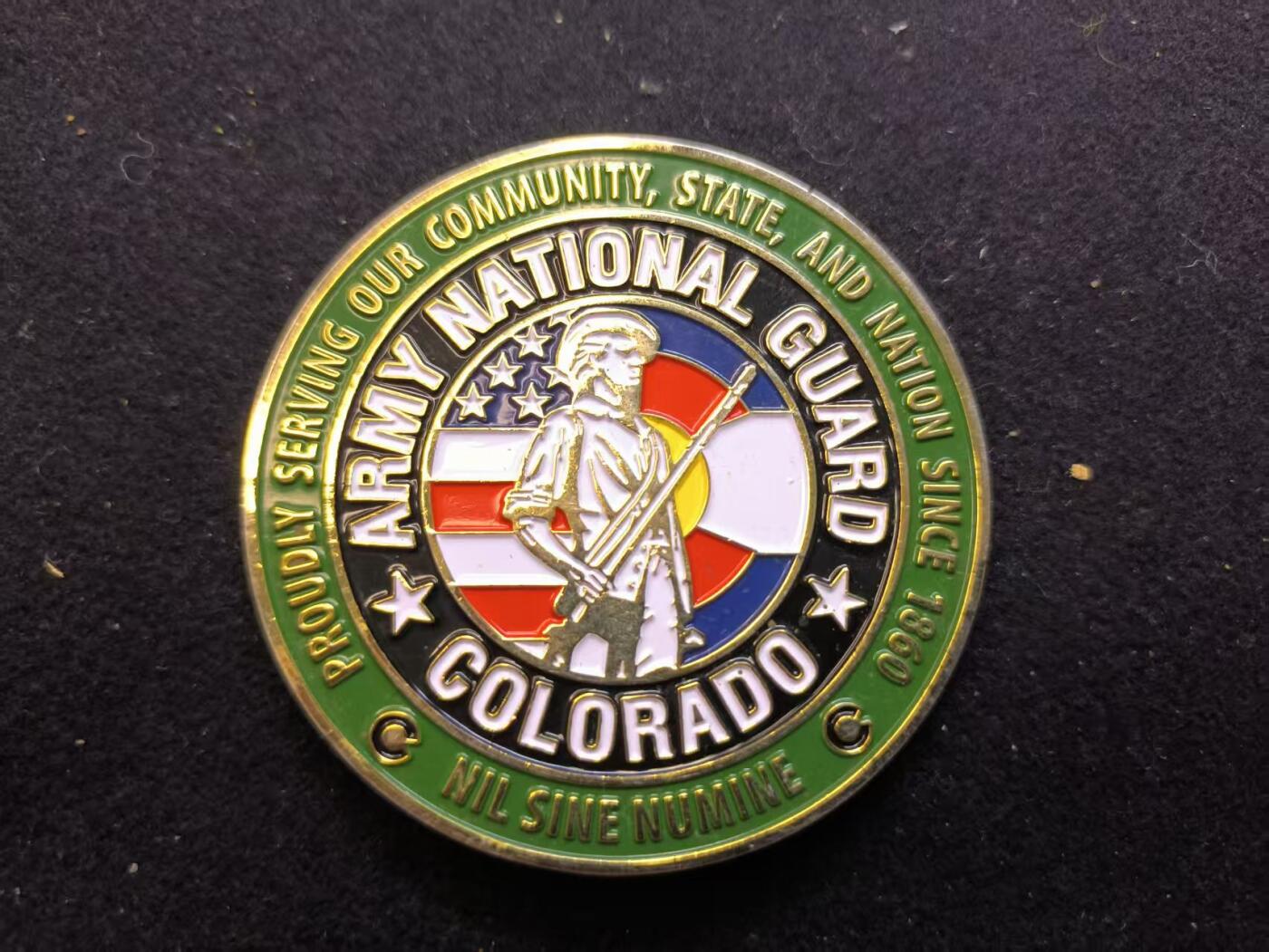 云宸嘉赏-勋臻佳藏新年快速场次（快拍 低佣 一元一手）（新年期间快递正常发） 美利坚第 10 山地师指挥官--科罗拉多州国民警卫队联合挑战章