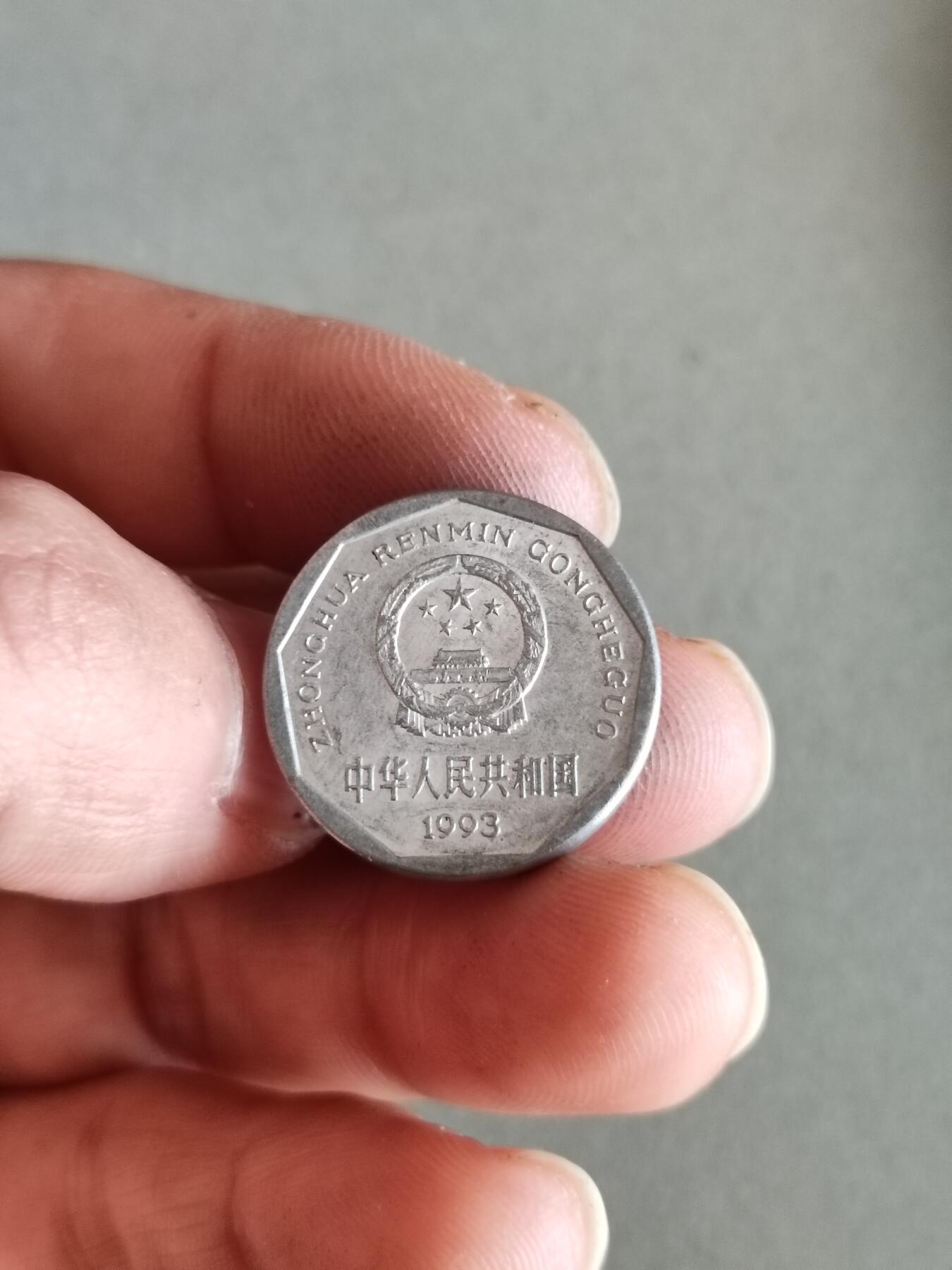 裸币 57:1993年菊花一角