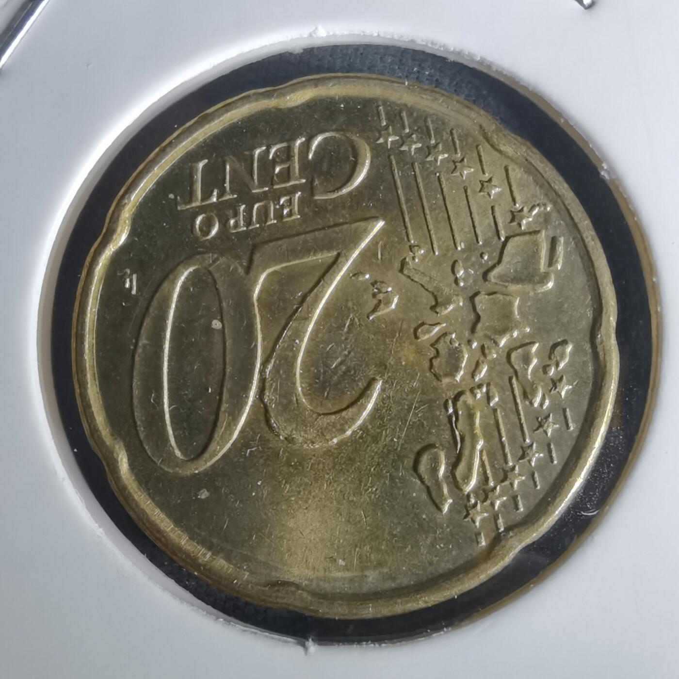 沼泽如烟--第1002场 1999年20欧分