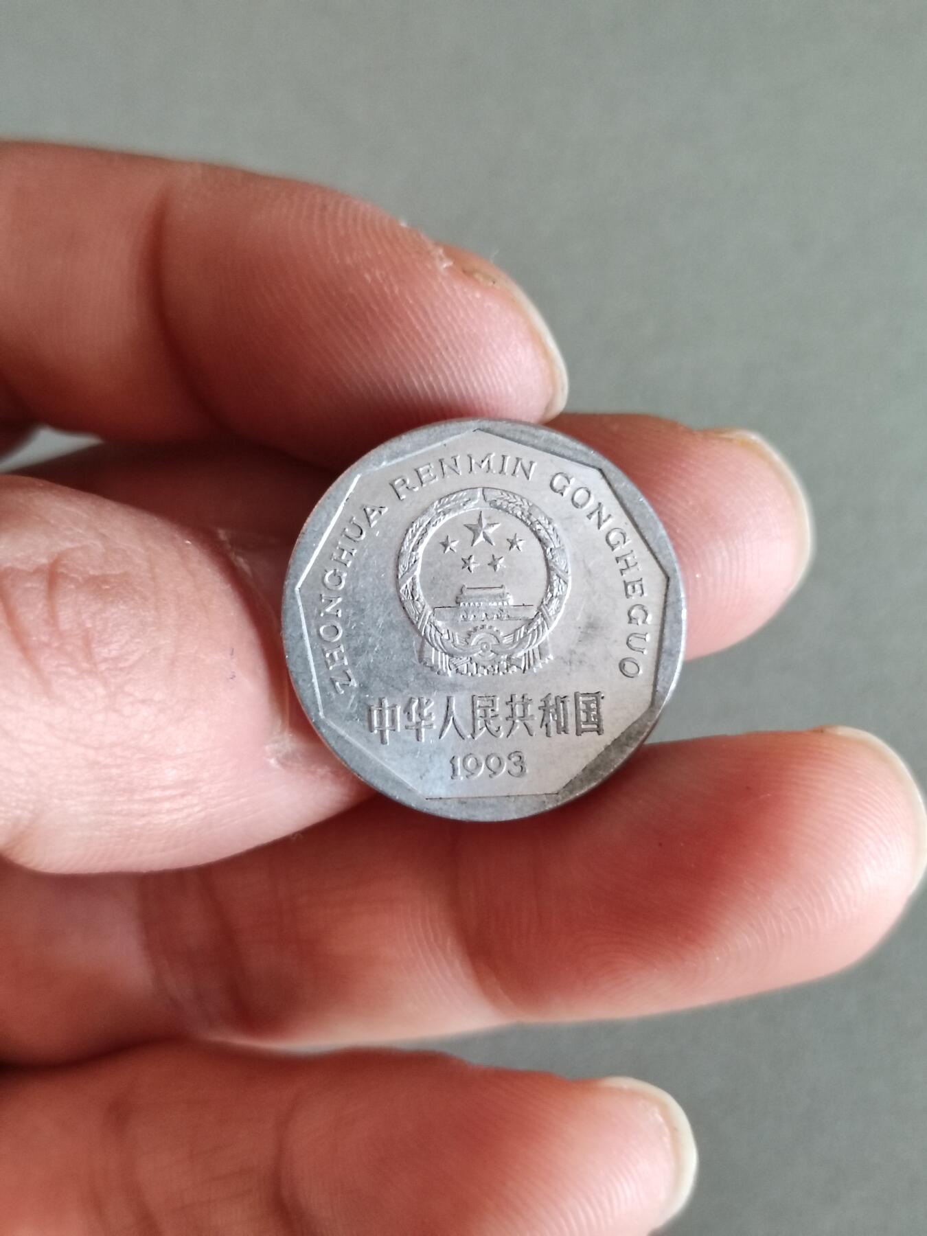 裸币 13:1993年菊花一角