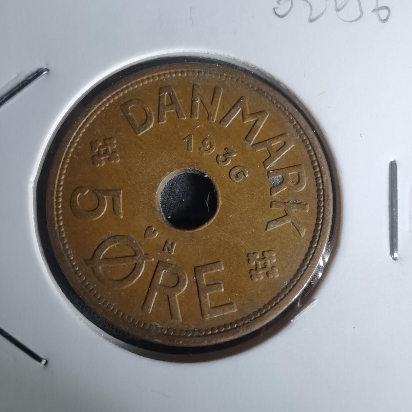 沼泽如烟--第1002场 丹麦1936年5欧尔