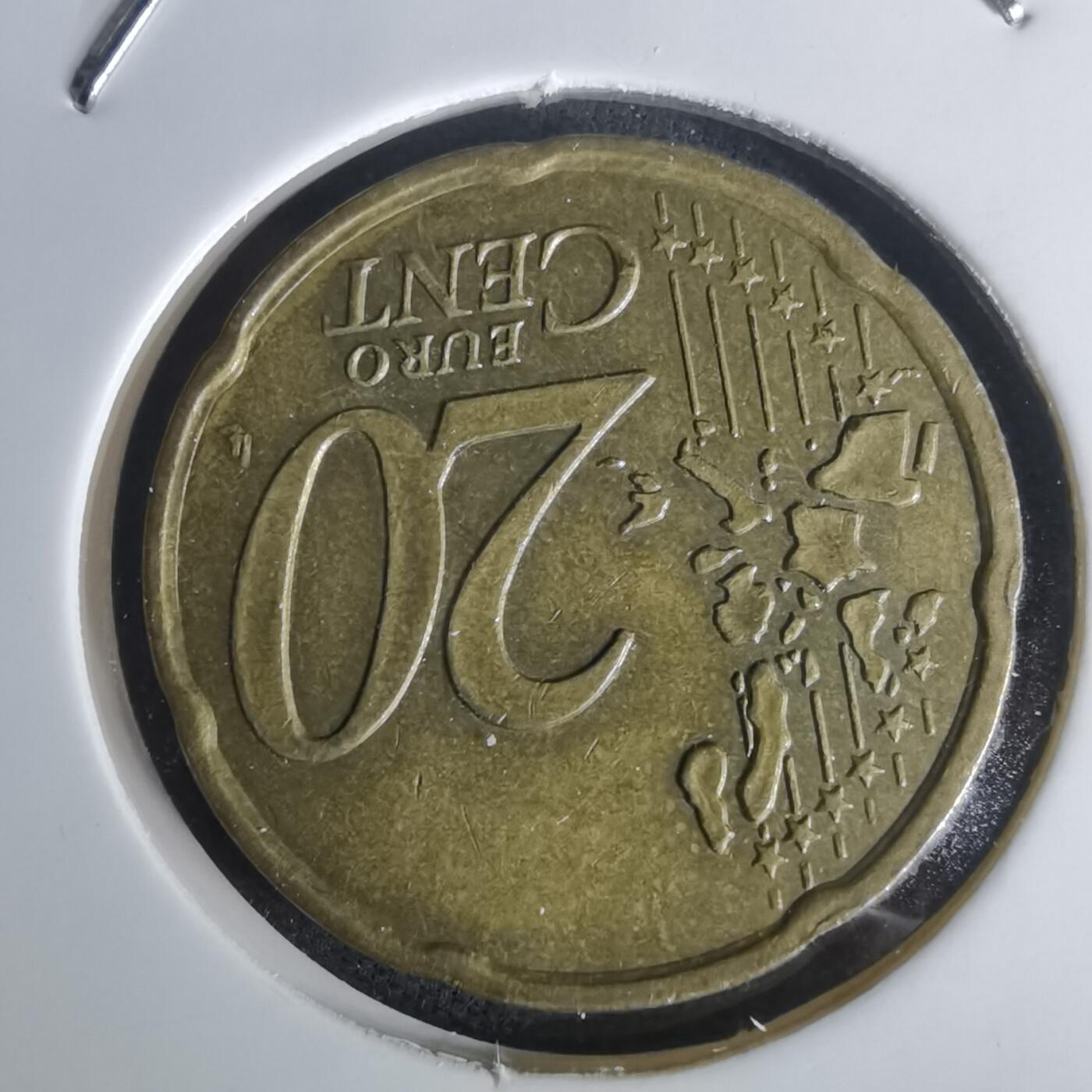 沼泽如烟--第1002场 2001年20欧分