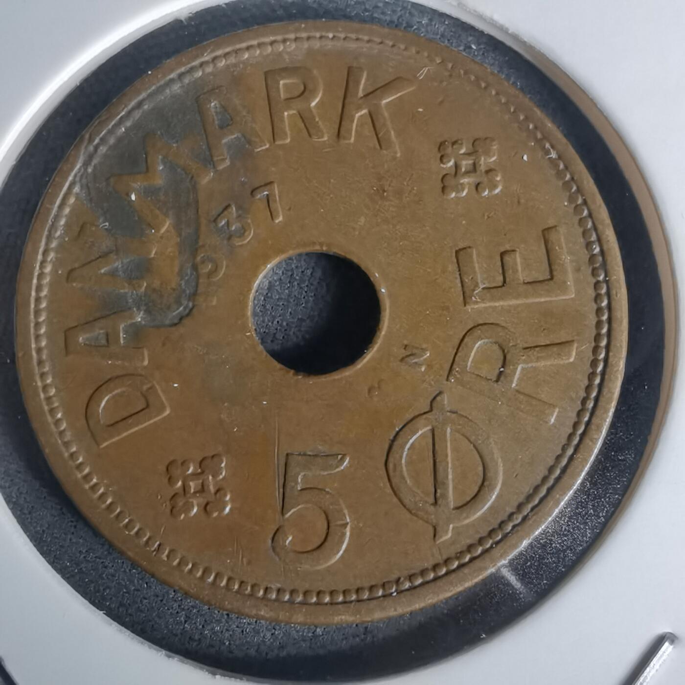 沼泽如烟--第1002场 丹麦1937年5欧尔