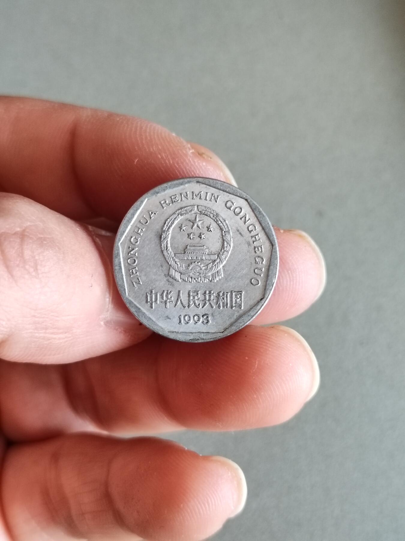 裸币 20:1993年菊花一角