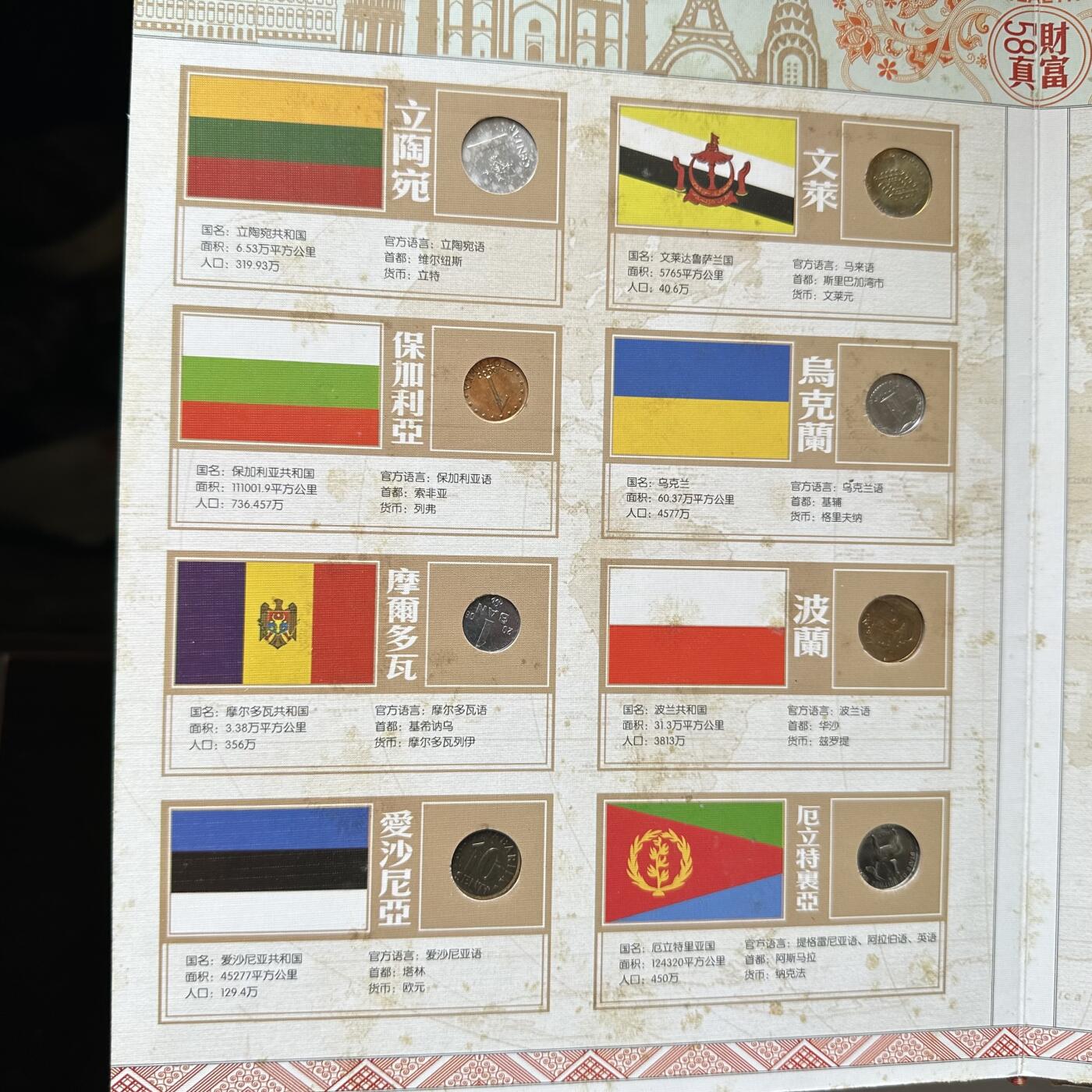 🌹外币初藏🌹🐯2026年第20场 正月十五正常发货 典藏世界邮币钞珍藏册