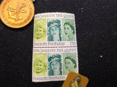 云宸嘉赏-勋臻佳藏新年快速场次（快拍 低佣 一元一手）（新年期间快递正常发） - 大英帝国 伊丽莎白二世女王 60 岁生日纪念邮票