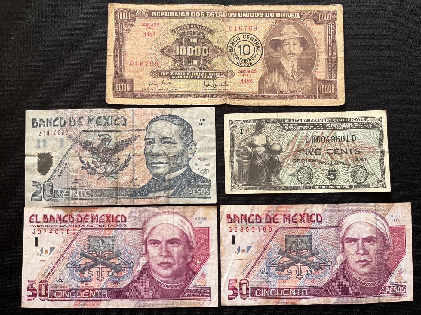 咖啡豆•收藏 2026年Mar_5th世界各国非全新纸币拍卖