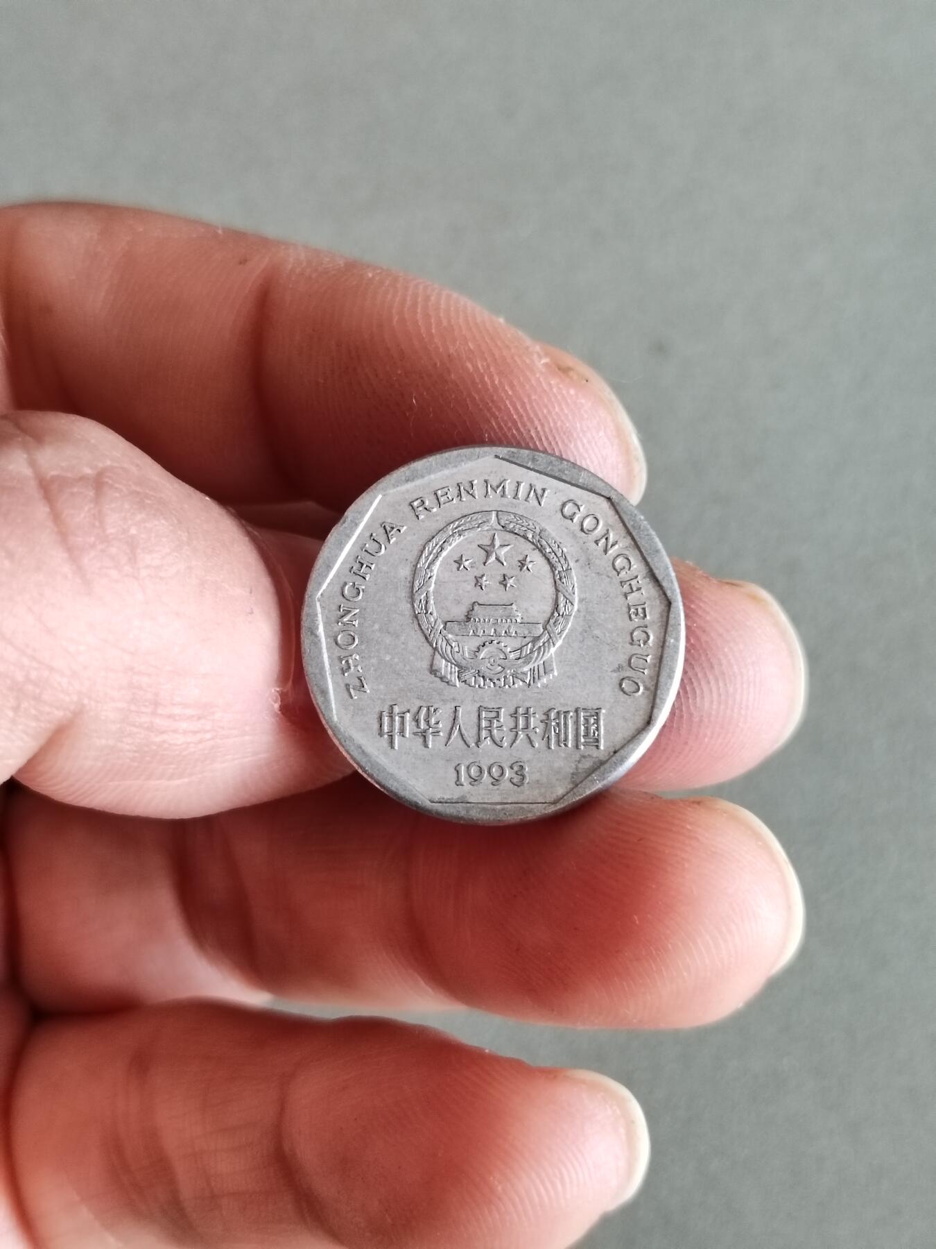 裸币 43:1993年菊花一角