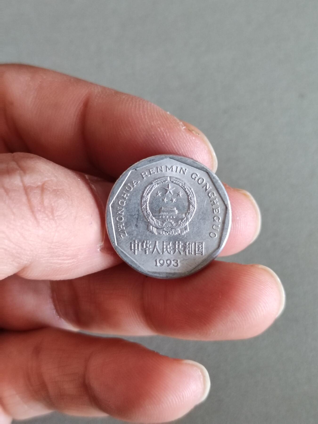 裸币 9:1993年菊花一角
