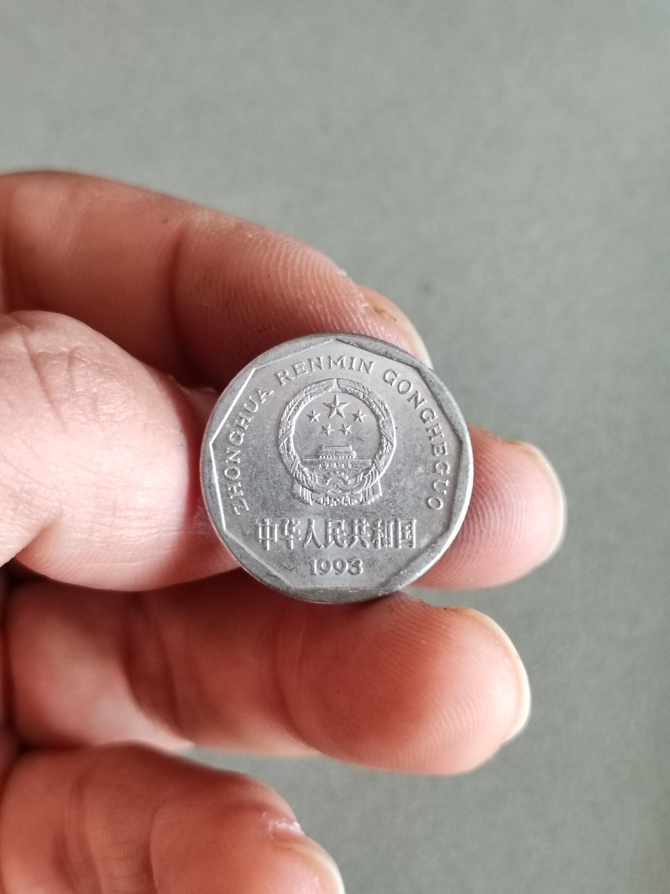 裸币 50:1993年菊花一角