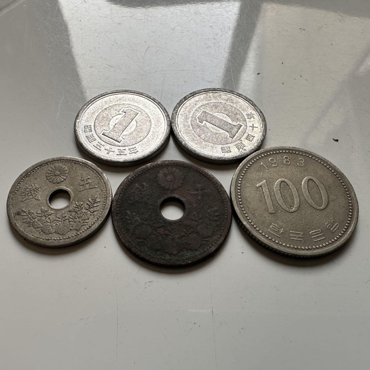 🌹外币初藏🌹🐯2026年第20场 正月十五正常发货 日韩5枚