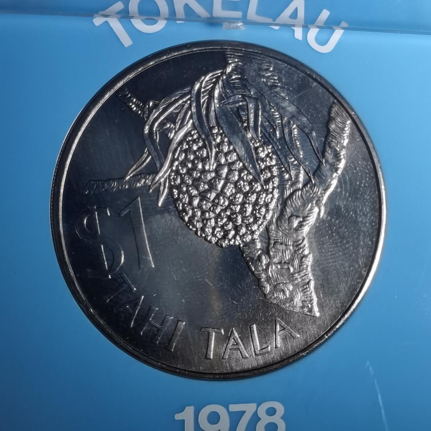 沼泽如烟--第1002场 托克劳1978年一元纪念币