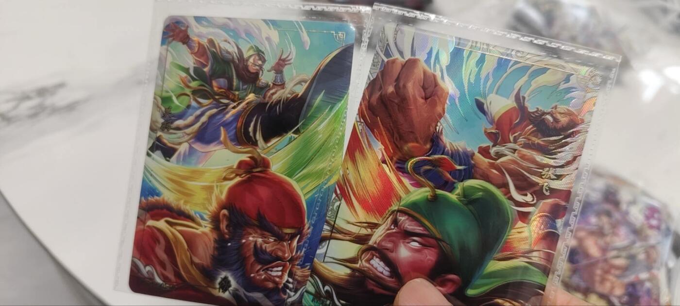 秋原瞳的小店第三十六期（年终大促3/3.敬请期待，大家先过年吧，来年再会） 卡游三国对决卡——关羽，张飞原膜一对