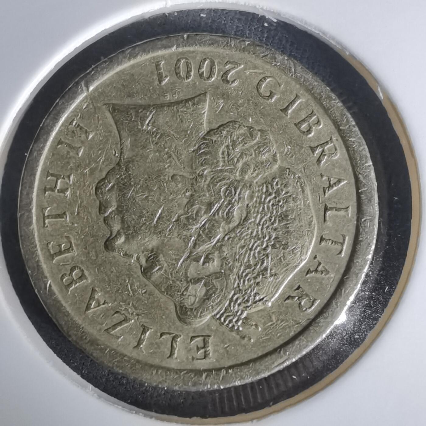 沼泽如烟--第1002场 直布罗陀2001年一磅