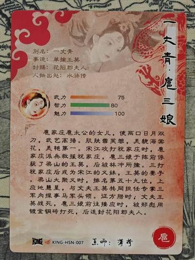 买就送独家PR！！龙虎卡牌-七六场（满200元包邮，无佣金，每周六结拍，欢迎送拍） 粗闪卡 奇点 薄荷 - 扈三娘